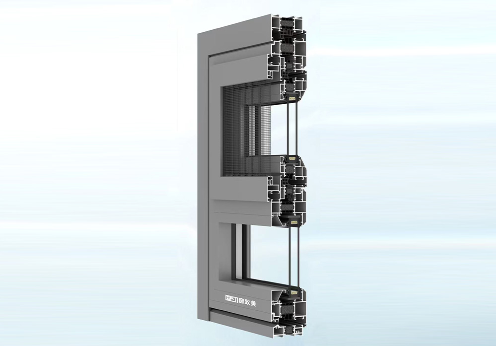 黑馬80系統(tǒng)門-低門檻(外開門 外開窗)門中窗